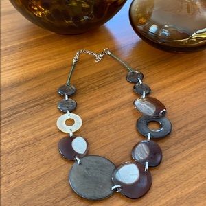 Necklaces Caracol Brow and grey